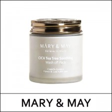[MARY & MAY] (bo) Cica Tea Tree Soothing Wash Off Pack 125g / 1150(5) / 11,700 won(R)